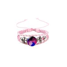 1 st K-POP tjejgrupp häxtema rosa armband, anime-merchandisepresent till tjejer - Multifärgad - Visa 17
