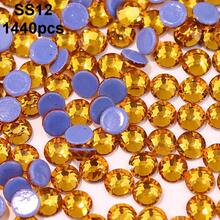 SS6 2mm-SS12 3mm，1440颗/包；SS16 4mm，720颗/包；SS20 4.8mm，360颗/包；SS30 6.4mm，288颗/包；圆形平底玻璃水晶水钻，多色水晶宝石，DMC热熔珠，适用于DIY美甲、服装、包包、鞋子、工艺品、闪亮美甲贴纸装饰