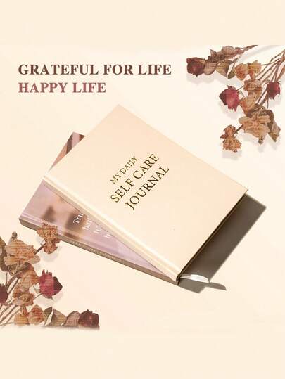 5-minuten dankbaarheidsdagboek - Noteer dagelijks 5 minuten om meer bevestiging, reflectie, optimisme, positiviteit en geluk te ervaren. Dit minimalistische dagboek heeft geen datum, waardoor het perfect is voor de start van het schooljaar.