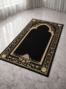 Hot-Selling Item: Portable Prayer Mat - Size 43*30 Inches, 100% Polyester Material, Machine Washable, Suitable For Indoor/Outdoor Use, Ideal For Pilgrimage, Home, Office And Mosque - Exquisite Geometric Pattern Design, Durable - Multicolor - View 3