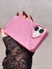 1 Pc Apple Glitter Liquid Case Compatible With IPhone 14 Pro Max/13/12/11 Protective Cover Compatible With IPhone 15 Pro Max/15 Pro/15 Waterproof Shockproof Anti-Fall Scratch Resistant - 淡紫色 - 查看 2
