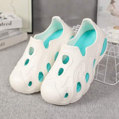 男士舒适户外运动水凉鞋，透气休闲套脚鞋