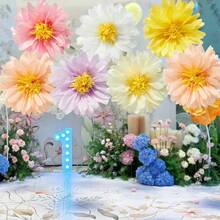 2024年6月12日 高级雏菊纸花绒球装饰套装 - 蓬松雏菊造型纸巾绒球，白色花瓣黄色花心，非常适合用作婚礼仪式背景、新娘送礼会中心装饰品、情人节浪漫家居装饰 - 彩色 - 查看 7