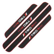 4PSC Car Threshold Bar Anti-Stepping Sticker General Modified Pedal Decorative Strip Anti-Scratch Bumper Door Border Border Collision Sticker - Four-piece Foot Pad Set - View 9