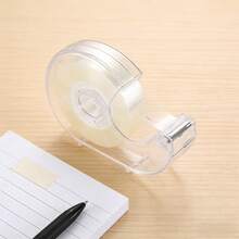 一套可爱蜗牛造型胶带座 + 一卷透明胶带 - 高级透明办公用品 | 适用于办公室、工艺品、艺术项目、剪贴簿、学校、礼品包装和运输包装