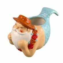 Valentine's Day Mermaid Ceramic Cup, Creative Funny Lady Mug, Mermaid Tail Ceramic Water/Coffee Cup - Multicolor - View 7