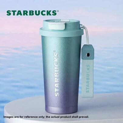 Starbucks Starry Night Edition 500ml Dual-Spouse Coffee Mug. Stainless Steel Inner Liner, Corrosion-Resistant And Easy To Clean. Ceramic Coating For A Superior Taste Experience. Wide Mouth For Easy Ice Cube Insertion. Ideal For Office Or Commuting.