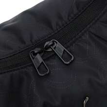 Puma Women's POP Slouchy Hobo Bag, Casual Outdoor Daily Wear Shoulder Bag, 091709-07 - Black - Handwritten Font All-over Print - View 4