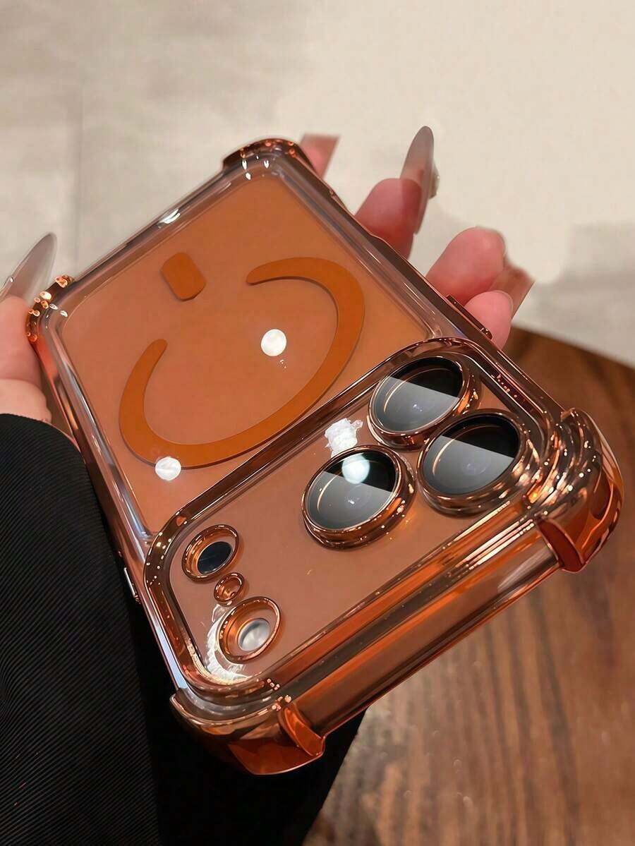 Luxury Shockproof Magnetic Wireless Charging Phone Case, Compatible With IPhone 17 Pro Max, 17 Pro, 17, 16, 15, 14, 13 Pro Max, Provides Full-Body Protection - 鈦灰色 - 查看 1