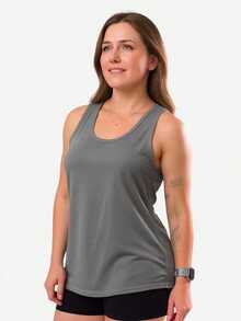 Women's Tank Top, Gym Blouse, Fitness Fashion, Walking Clothes, Yoga - 白色 - 查看 10