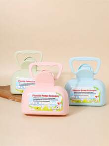 1pc Dog Poop Scoop Holder, Portable Travel Pet Waste Bag Dispenser With Tissue Paper Compartment