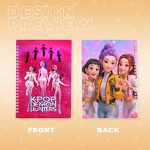 KOPO/动漫电影周边/HUNTRX 魔女猎人 印刷版学生/办公 A5 螺旋笔记本，50 页 - 彩色 - 查看 7