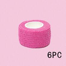 1pc/6pcs Nail Protection Bandage, Self-Adhesive Nail Wrap, Easy To Tear, Multi-Functional Breathable Elastic Adhesive Tape, Suitable For Home And Nail Salon Use. Nail Art Supplies, Nail Tools, Nail Art Tools, Back To School Season, Nail Care, Nail Tools (Applicable To Nail Sticker)