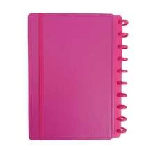 Smart Notebook A4 Black Planner Diary Detachable Refill Removable Discs Study Cover - Dark Pink - View 1