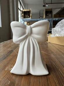 1 pieza Lindo soporte de utensilios de cocina en forma de lazo de resina, organizador de utensilios de cocina de moda, puede almacenar cucharas, palillos, batidores y herramientas de cocina, almacenamiento decorativo moderno para encimera, una opción ideal para los elementos esenciales de la cocina del hogar - Multicolor - Ver 15