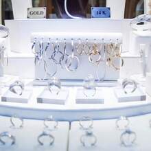 Remerry Bloque de exhibición de acrílico transparente pulido cuadrado Soporte Exhibición Acrílico Soporte Acrílico 4 x 4 x 1 pulgadas - Transparente - Ver 2