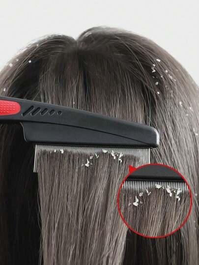 1 pieza Cepillo de masaje para el cuero cabelludo, cerdas densas que ayudan a eliminar la caspa y a limpiar en profundidad, accesorio para el cuidado y el peinado del cabello