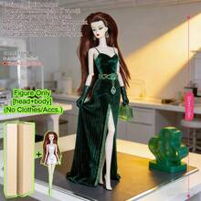 12.6 Inch 1/6 Scale MJD/BJD Super Model Doll, 12-Joint Ball-Jointed Articulated Posable, Exquisite Realistic Makeup Smooth Skin Fluffy Hair, DIY Outfit-Friendly, Premium Holiday Souvenir Birthday Christmas Valentine's Gift, Collector-Grade Display Ornament (Doll Only, No Clothes) - DollOnlyNoAttire - View 17