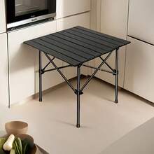 1pc Portable Folding Table – Lightweight Compact Design For Camping, Picnic, Travel, And Outdoor Use