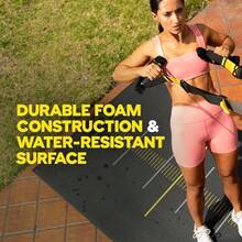 - Non - Slip Gym, Black, 72 Inchx 24 Inch - Black - View 6