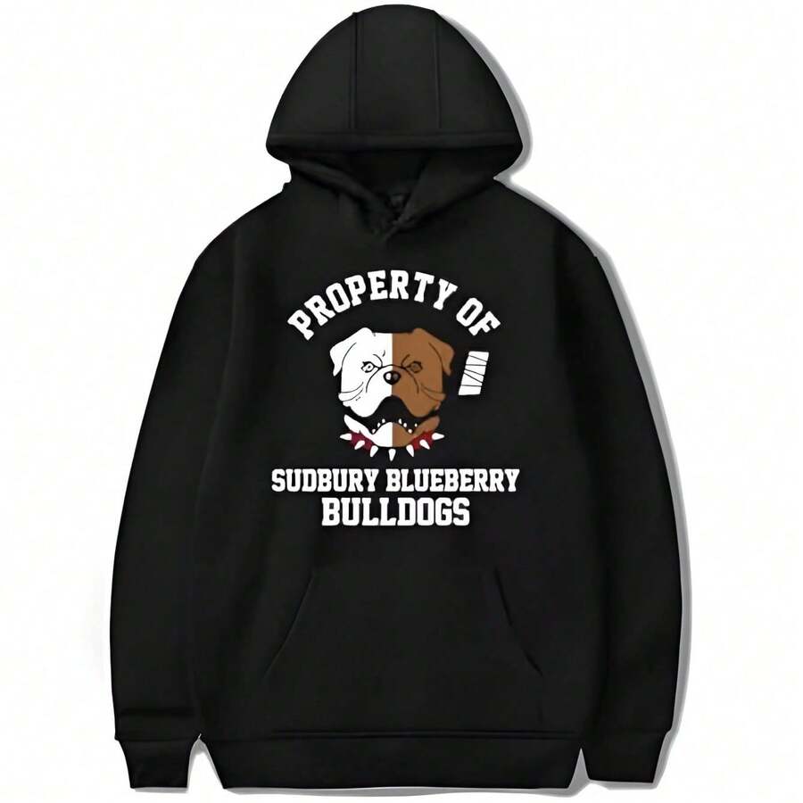 Shoresy TV Series Sudbury Blueberry Bulldogs 69 Logo Hoodie New Men Womnen Fashion Brand Design Pullover Men's Fleece Hoodies - 黑色 - 查看 1