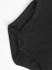 Disney Baby Clothing, Newborn  - Unisex - Disney Stitch Alphabet Cartoon Print - Crawling And Toddling Set - Summer Outdoor Casual Crewneck Crawling Coverall With Triangle Hem Design - Summer Essential - Playful And Fun - Adorably Cute - Perfect Holiday Gift For Infants And Toddlers - Black - View 6