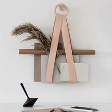 1 pieza Bolsa de almacenamiento de revistas estilo francés, Estantería para almacenar sombreros, Estantería de pared para decoración de periódicos, Estantería minimalista, Para organización de oficina en la pared, Almacenamiento de decoración del hogar, Portacorreo, Decoración de habitación estética - Multicolor - Ver 10