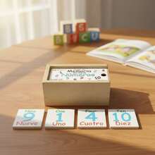 Juego de Memoria Bilingüe Números Educativos Calidad Premium - 1 - Ver 3