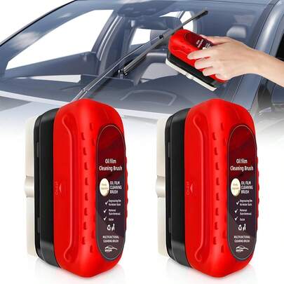 Equipped With Application Sponge, Waterproof Wiper, And Glass Surface Defogging Device, Made Of ABS Resin With Anti-Fog And Waterproof Functions, Suitable For Windshield, Windows, Mirrors, And Glasses