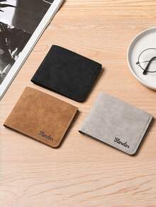 This Brand New Fashionable Men's Wallet Features A Large Capacity Coin Pocket And Multiple Card Slots, Making It An Ideal Gift For Boyfriends, Husbands, Uncles, And Brothers; It Is The Perfect Choice For Men. - Multicolor - View 2