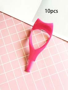 2支装三合一睫毛辅助器,睫毛膏保护工具,睫毛辅助器,1个可重复使用的化妆小帮手,适合初学者完美涂抹睫毛膏和眼线,打造自然无结块的睫毛,睫毛膏刷头带有睫毛分离器和镊子,是女性的理想之选。价格实惠,圣诞礼物,化妆品,化妆工具,物美价廉,礼品,女士礼物,圣诞礼物 - 彩色 - 查看 24