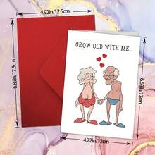 1pc, Funny Valentine's Day Cards For Your Husband Or Boyfriend, Best Decision You Ever Made, Ironic Valentine's Day Cards, Small Business Supplies, Thank You Cards, Birthday Gifts, Unusual Items - Multicolor - View 1