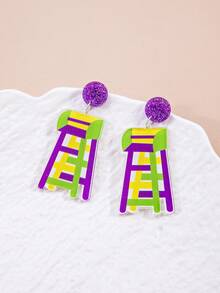 三件套嘉年华耳环，青少年时尚耳环