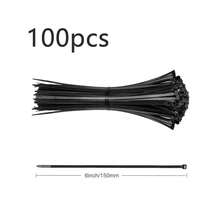300pcs Multi-Purpose Nylon Cable Tie Kit - High Strength, Durable, Assorted Sizes (6 Inch, 8 Inch, 10 Inch, 12 Inch) - Suitable For Outdoor Gardening, Home, Office Organization And Wire Management - Multicolor - View 9