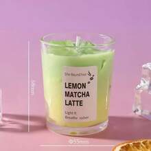 抹茶咖啡香氛蜡烛罐装，家居装饰蜡烛，芳香疗法，适合冥想/瑜伽/放松，男女皆宜的完美礼物，生日/母亲节/父亲节/周年纪念日/感恩节/情人节/婚礼的理想之选