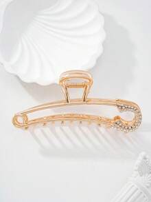 1pc Women's Minimalist & Versatile Zinc Alloy Hair Accessory, Suitable For Casual Everyday Wear Elegant Hair Claws Fashion Hair Accessories Casual Claw Clip Women Hair Clips - Multicolor - View 6