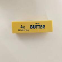 1pc Creative Soft Slow Rebound Squishy Toy, Realistic Butter Stick Squeeze Stress Relief Model Prop, Soft Tactile Gift - Yellow - View 11