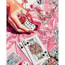 EMIEAUFG Poker Diamond Art Kits For Adults, Diamond Painting Kit For  And Beginners, 5D Round Full Drill Craft, Home Wall Decor 12\ X 16\ - SR78 - 查看 1