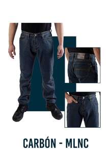 Pantalones Trabajo Hombre Vaqueros Rectos 2026 Primavera Otoño Multicolores Tallas 28-44 Pantalones Casuales Regalo para Él - CARBÓN - Ver 7