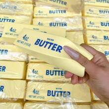 1pc Creative Soft Slow Rebound Squishy Toy, Realistic Butter Stick Squeeze Stress Relief Model Prop, Soft Tactile Gift - Yellow - View 5