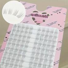 100 Clusters Super Fine Natural-Looking Individual Eyelash Extensions, C-Curl Lengthening, Comes With Tweezer, Suitable For Daily Use And Gifts - C - View 4