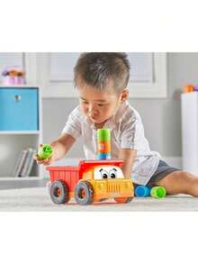 TendenciaLearning Resources Tony The Peg Stacker Dump Truck, Camión de Juguete para Motricidad Fina, Preescolar, 10 Piezas, 18 MesesCalidad premium - camión - Ver 2