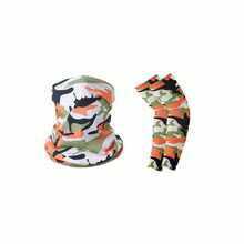 多功能头带/颈套，防紫外线，适合骑行、摩托车、滑雪 - 包括面罩和冰丝袖套