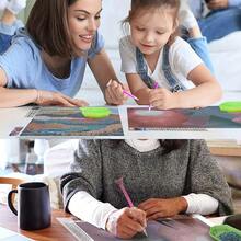 Dlylust Home Flower Diamond Art Painting Kits For Adults - Full Drill Diamond Dots Paintings For Beginners, Round 5D Paint With Diamonds Pictures Gem Art Painting Kits DIY Crafts Kits 12x16inch - 家花 - 查看 10