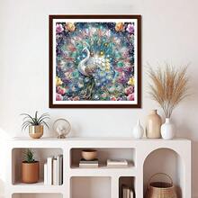EMIEAUFG Diamond Art Kits For Adults, Colorful Peacock Diamond Painting Kit For  And Beginners, 5D Round Full Drill Craft, Home Wall Decor 12\ X 12\ - SR68 - 查看 3