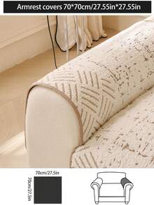 1 st. kuddfodral till soffa året runt, modernt minimalistiskt halkfritt soffskydd, dammtät och tvättbar, mjuk och blekningsbeständig, husdjursvänlig, passar L-formad soffa och 1/2/3/4-sitssoffa - Kaki - Visa 13