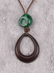 Water Droplets + Green Beads