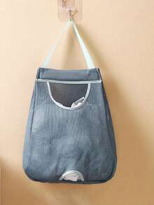 1个/2个装垃圾袋收纳架，塑料袋壁挂式收纳袋，网状储物袋，塑料袋支架分配器，厨房工具 - 彩色 - 查看 10