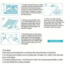 1 Roll Marble Contact Paper, Peel And Stick Wallpaper For Kitchen Cabinets, Countertops, Walls, 15.74 Inches X 393.7 Inches - Black - View 7