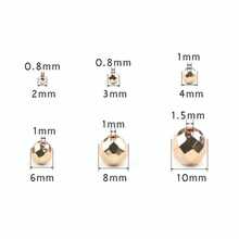 30/50/100/200/300颗水镀圆形切割珠子，钻孔刻面珠子，手工DIY首饰制作材料，手工串珠，赤铁矿，项链散珠 - diy - 查看 4